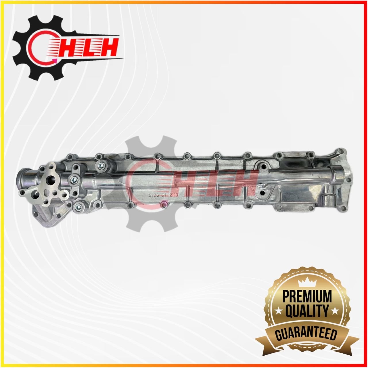Komatsu PC200 PC220 PC200-3 6D105 Oil Cooler Cover (6136-61-2110) product photo